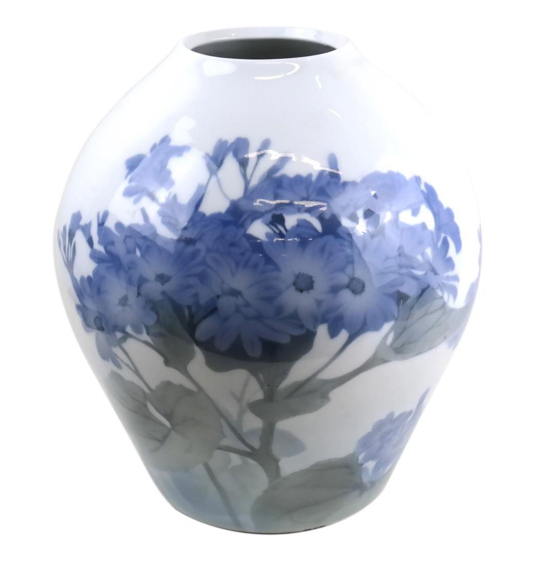 Danish Porcelain Floral Vase (1 of 4)