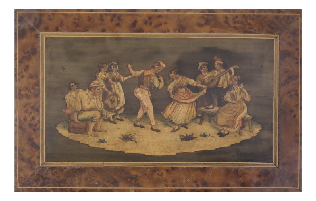 Scenic Inlaid Burl Wood Artwork (1 of 6)