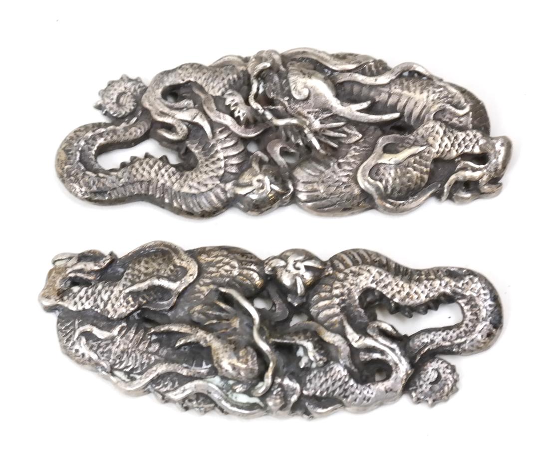 Two Japanese Menuki Sword Fittings (1 of 3)