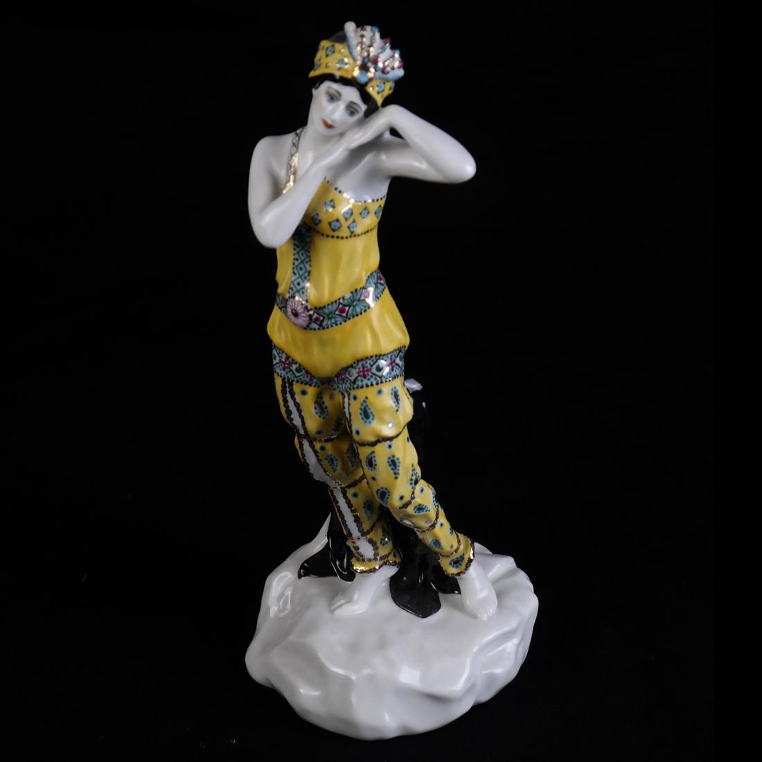 Russian Porcelain Figure, Possibly Lomonosov (1 of 8)