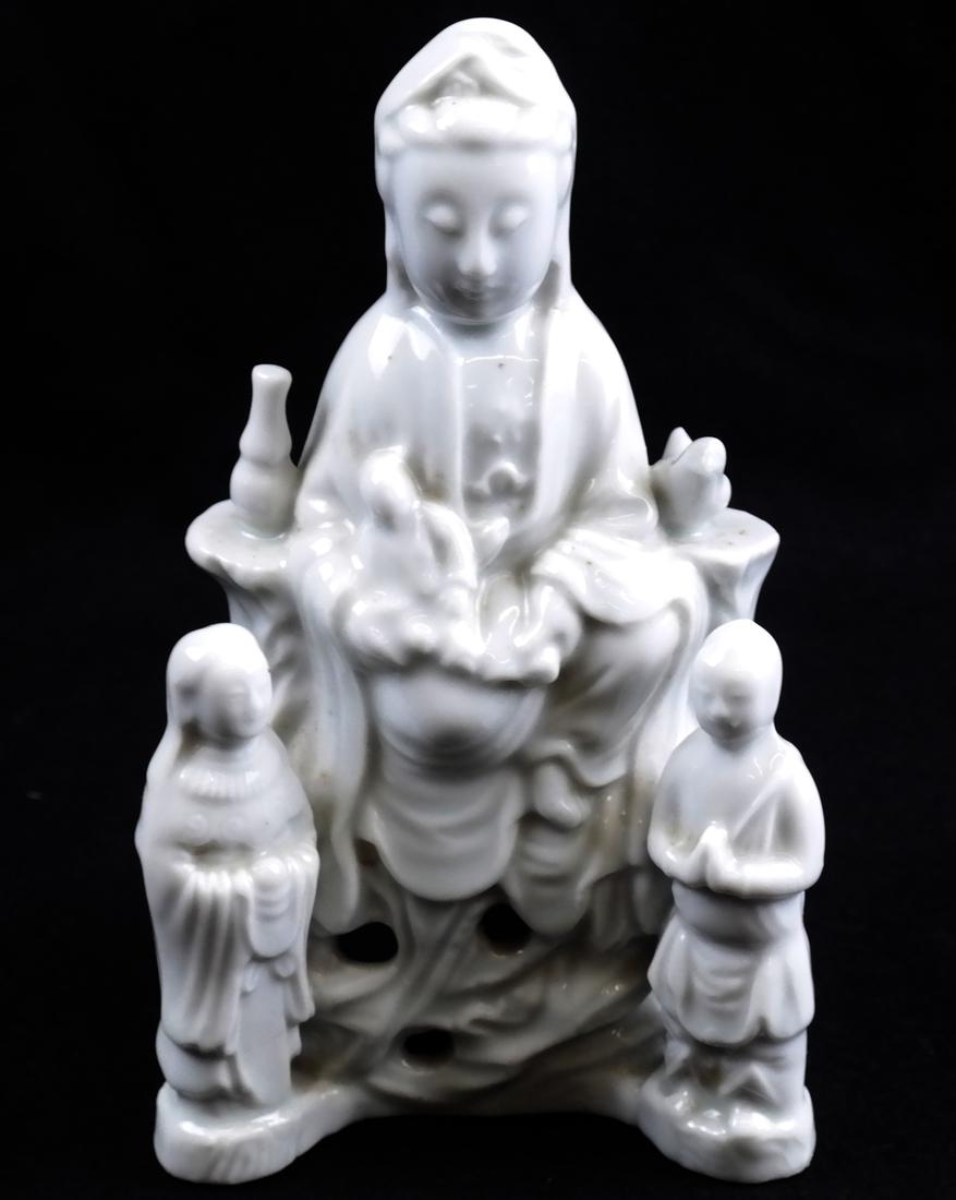 Chinese Blanc de Chine Figural Group (1 of 7)