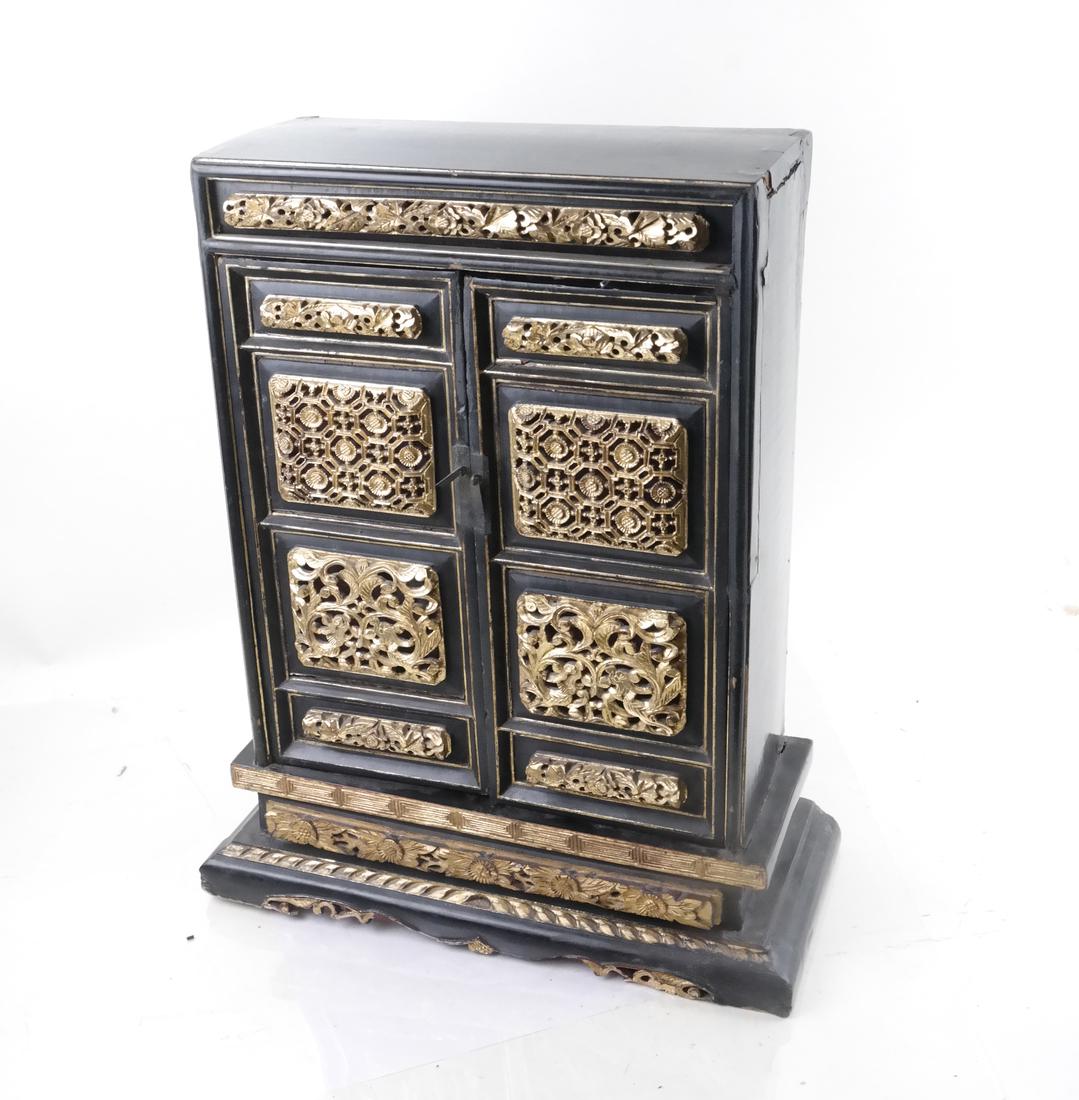 Ornate Asian Miniature Cabinet (1 of 6)