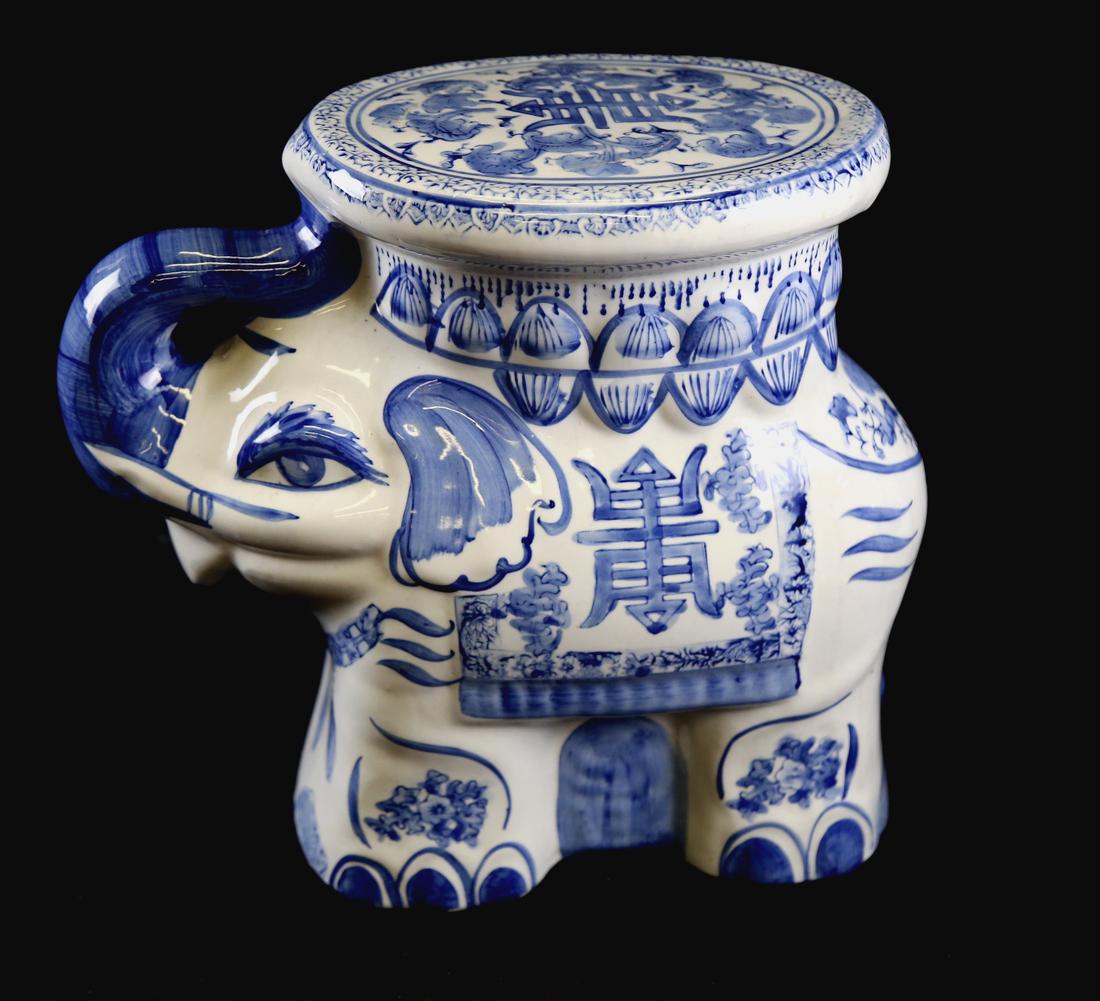 Chinese Elephant Garden Seat (1 of 8)