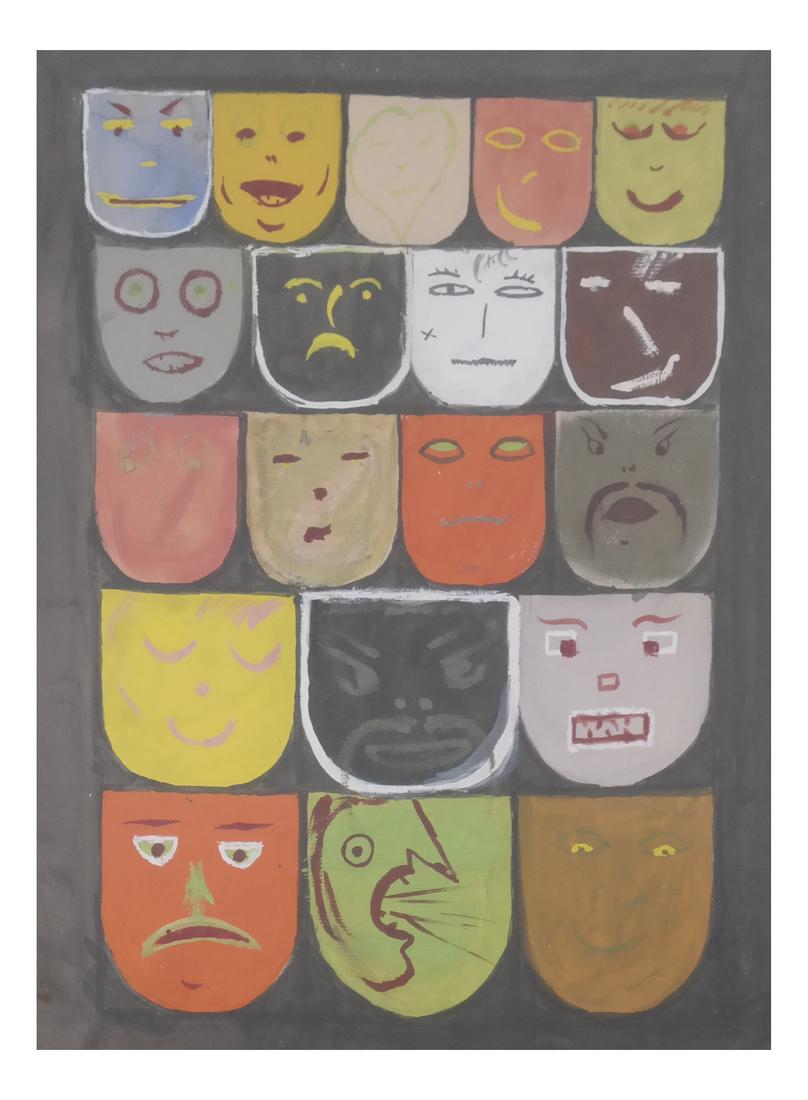 Multiple Faces Watercolor (1 of 5)