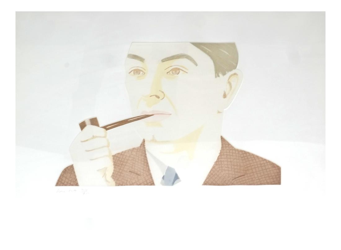 Alex Katz, Man With a Pipe, Aquatint (1 of 5)