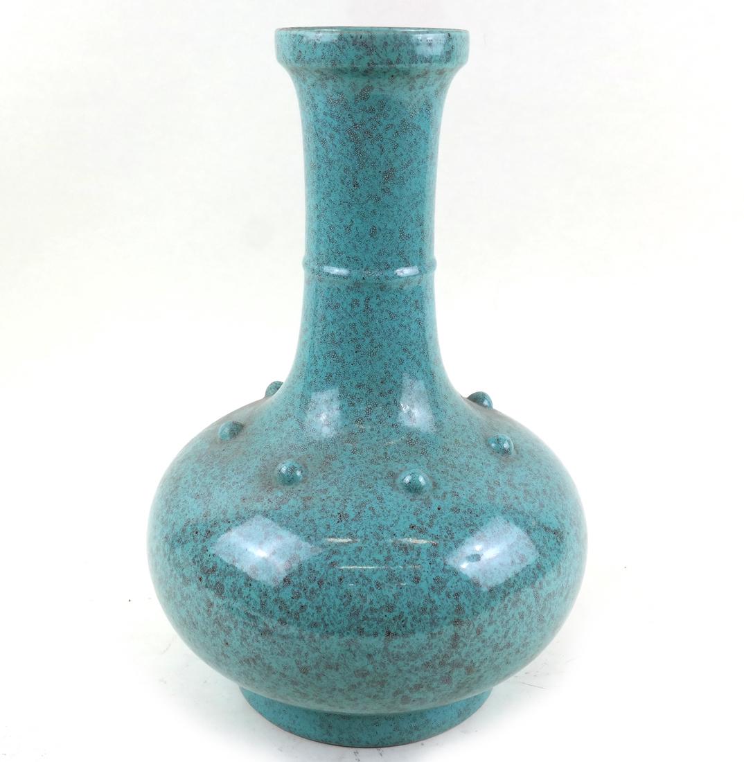 Chinese Powder Blue Porcelain Vase (1 of 7)