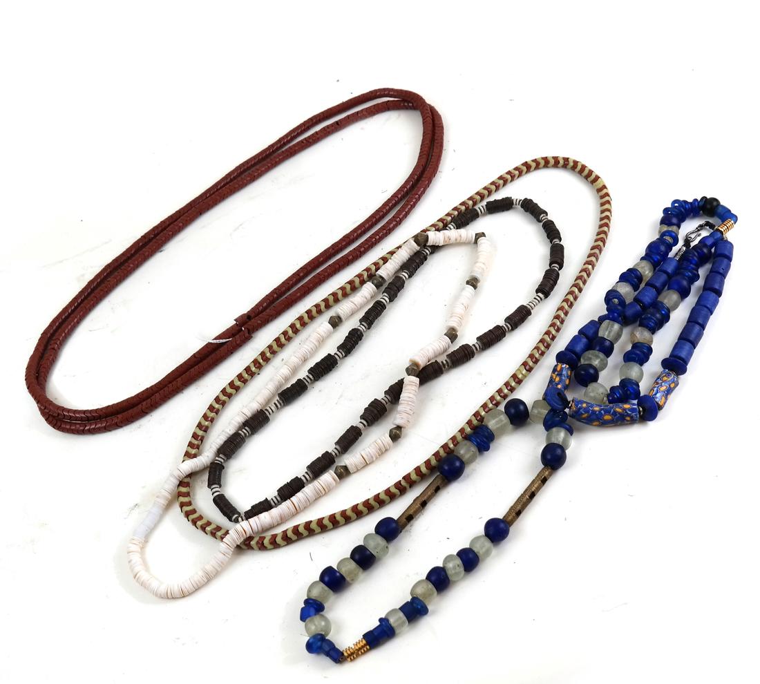 Seven African Various Beaded Necklaces (1 of 4)