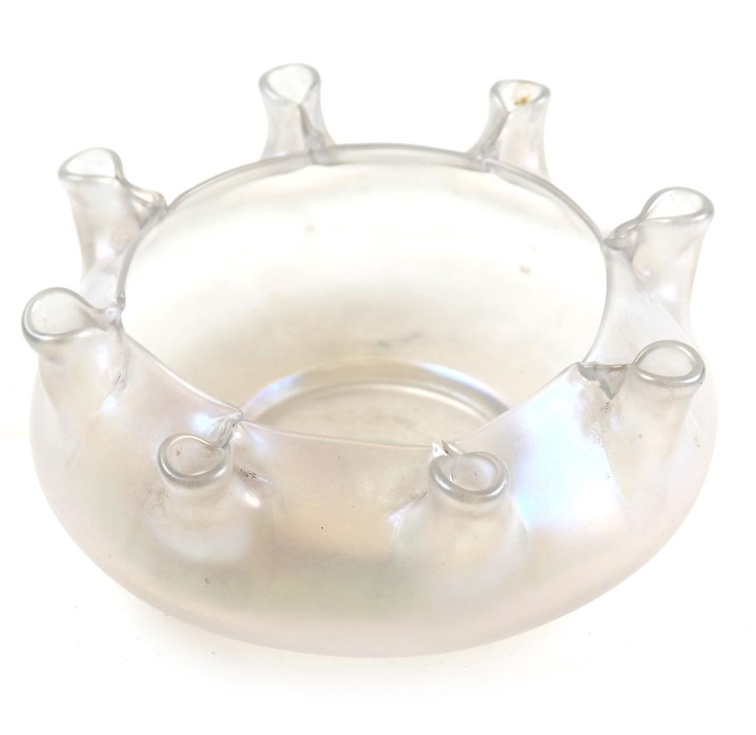 Glass Flower Bowl Attributed to Tiffany Studios (1 of 4)