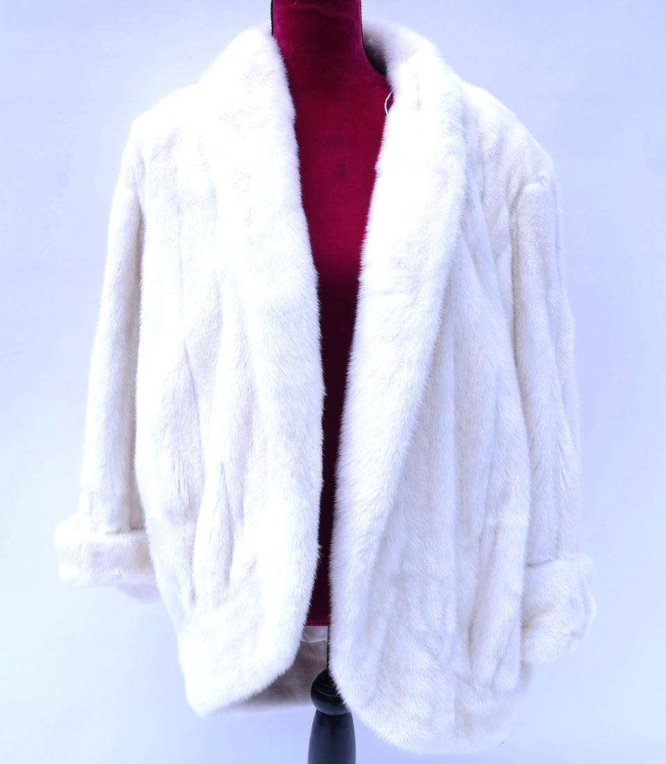 Woman's White Mink Jacket (1 of 6)