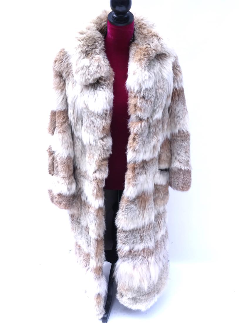 Women's Full Length Lynx Coat (1 of 5)
