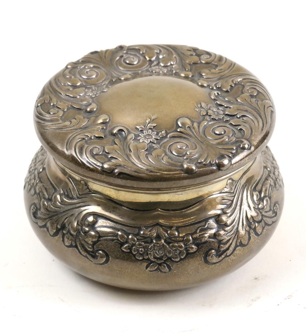 Tiffany & Co. Sterling Circular Covered Box, 1902-07 (1 of 5)