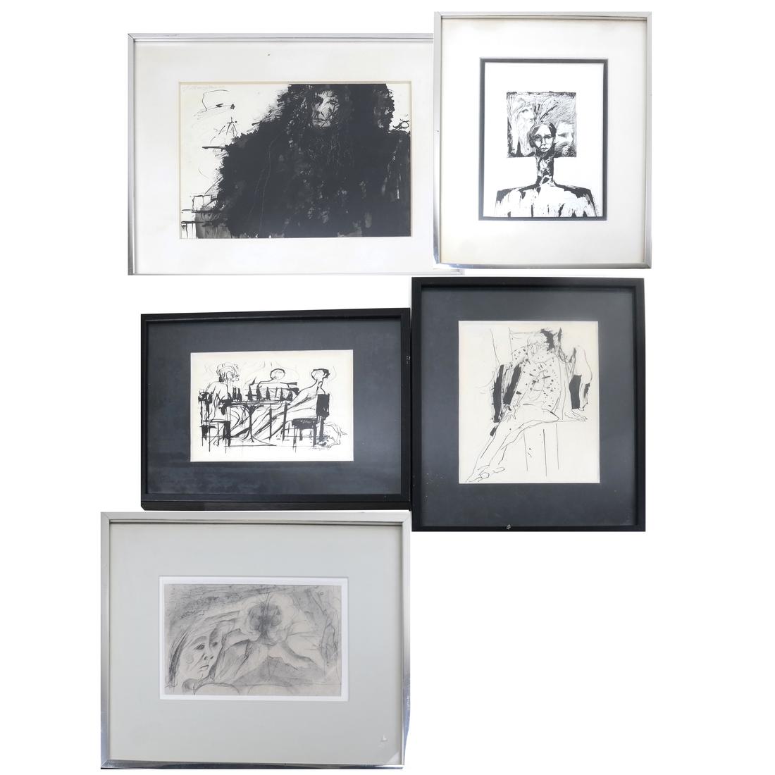 Jesse A. Almazon, Five Ink & Wash Works (1 of 10)