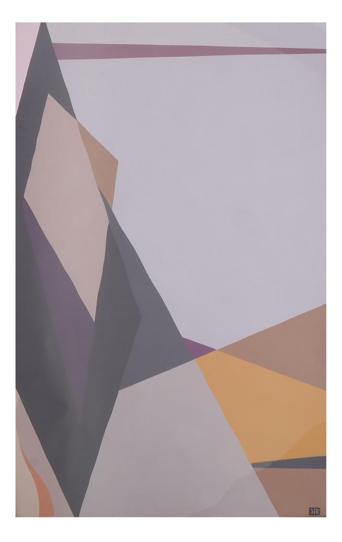 Rose Hart Betensky, "Ode to Mauve", Acrylic (1 of 6)