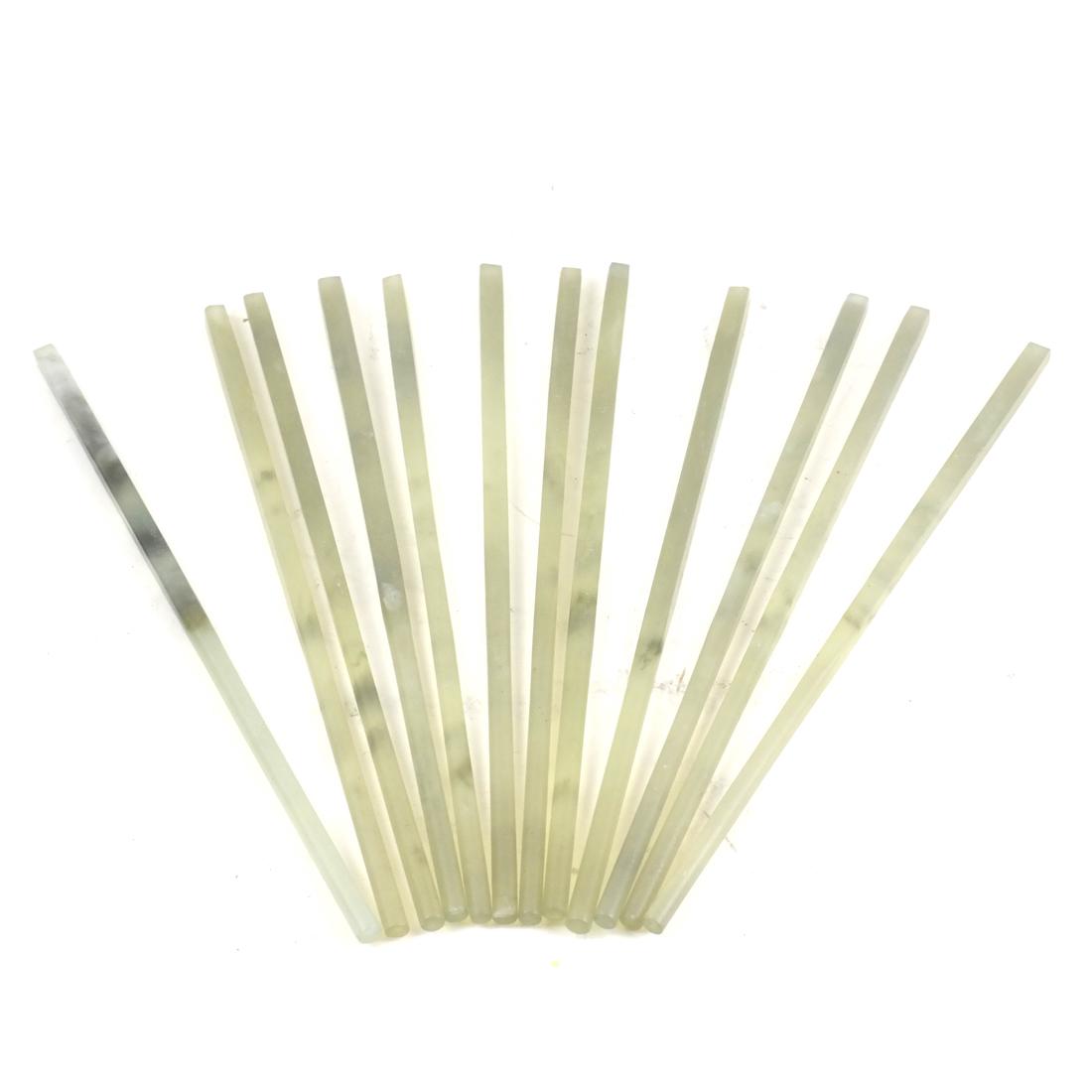 Set of Twelve Vintage Jade Chopsticks: Set of Twelve Vintage Jade Chopsticks Dimensions: Length - 7.5" L ; Provenance: Property from the estate of Elaine Lustig Cohen.