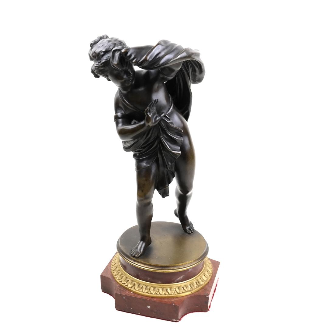 19th Century Bronze Male Sculpture (1 of 7)