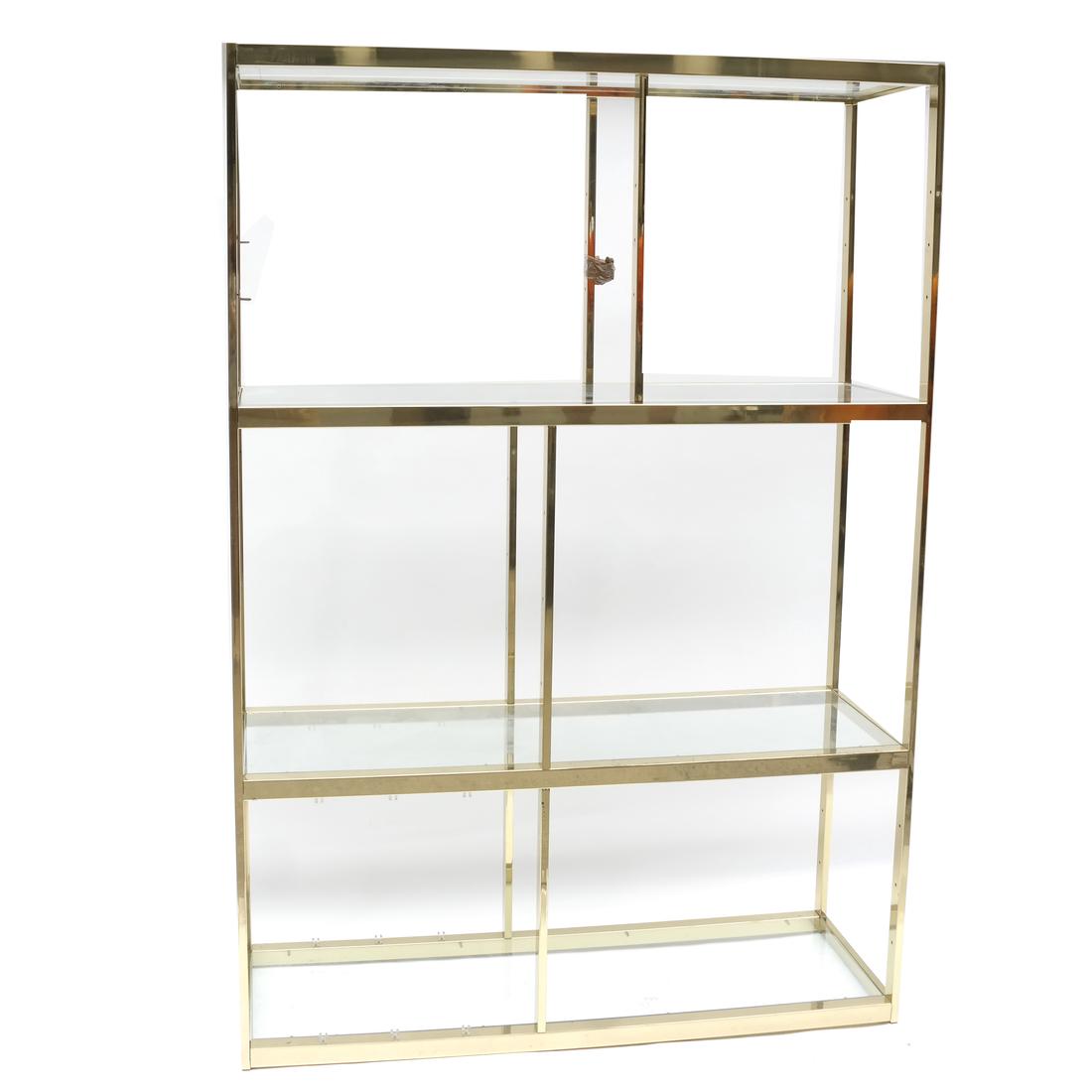 Modern Brass Etagere Wall Unit (1 of 8)