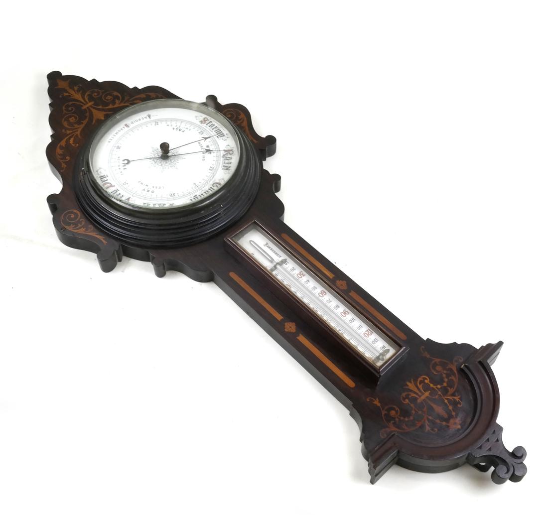 Edwardian Inlaid Barometer (1 of 6)