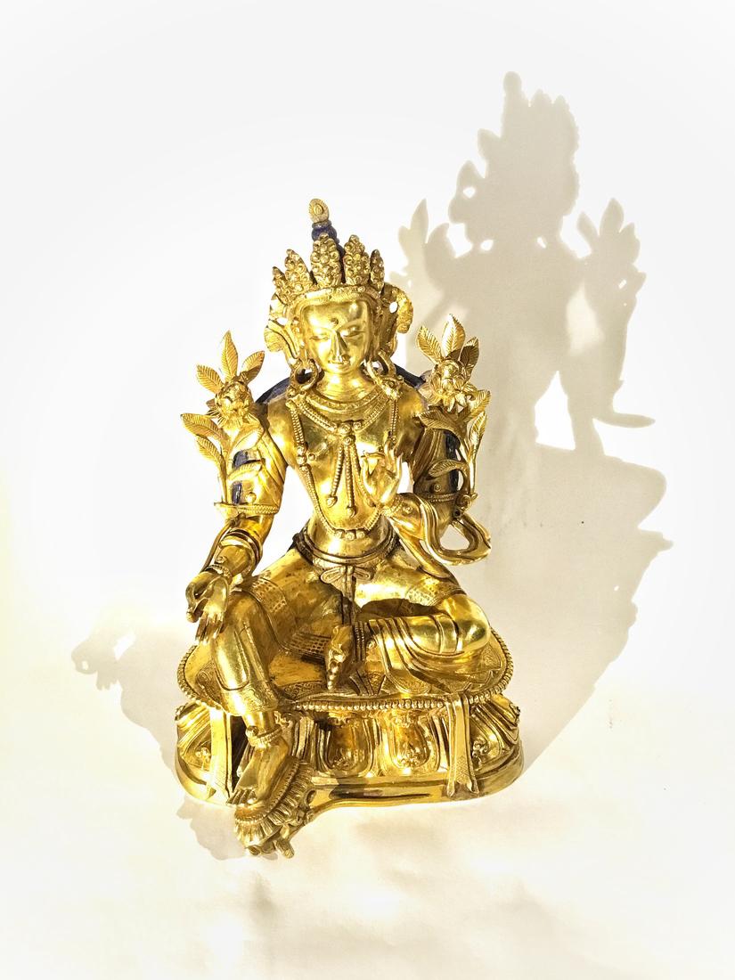 Early Chinese Gilt Bronze Buddha Statue (1 of 9)