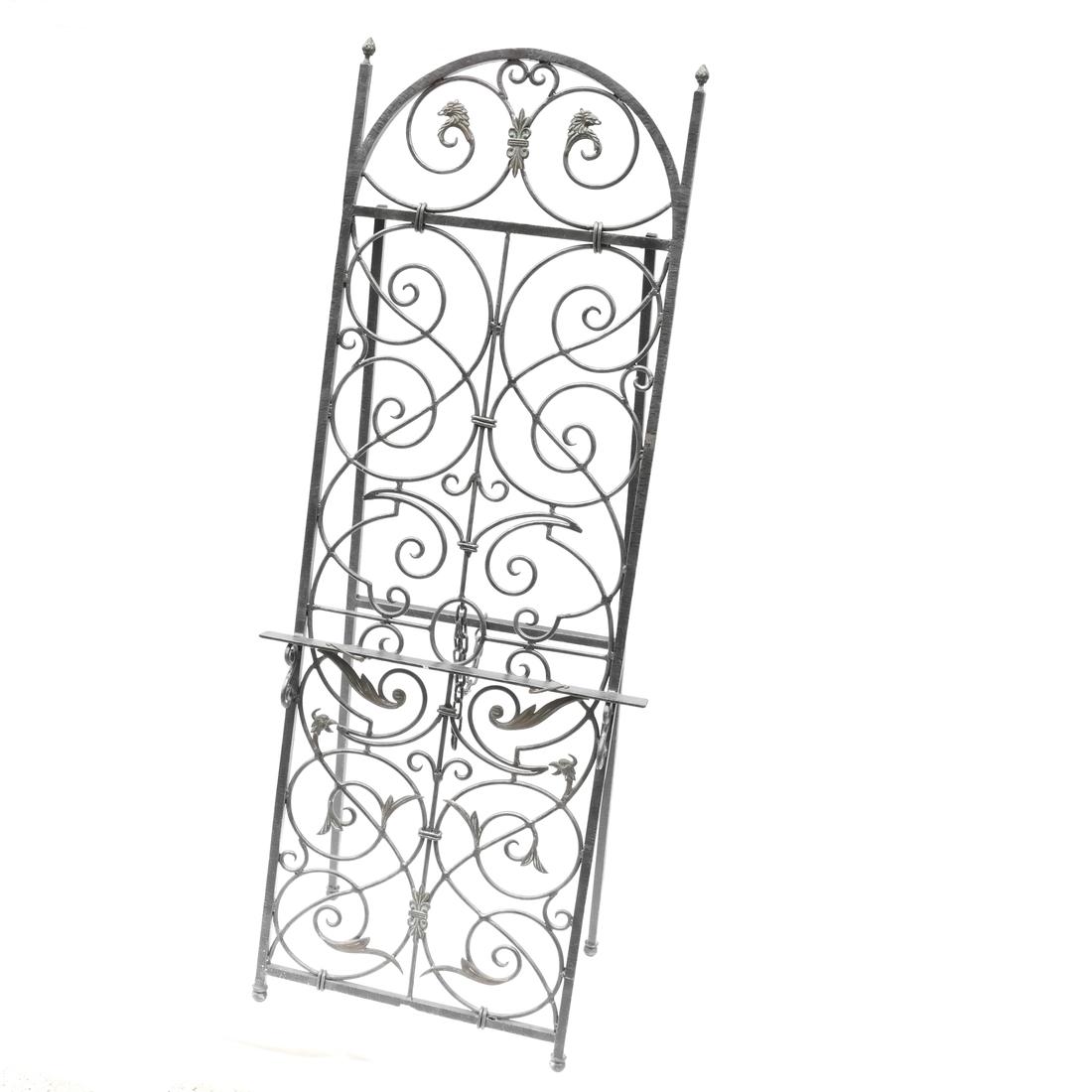 Black Steel Open-Work Easel (1 of 6)