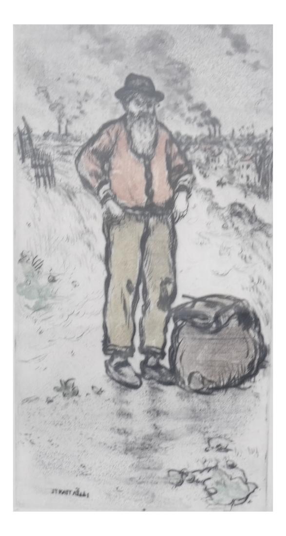 Jean Francois Raffaelli, "Le Chiffonier" - Etching (1 of 8)