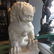 Pair Antique-Style Large Marble Foo Dogs