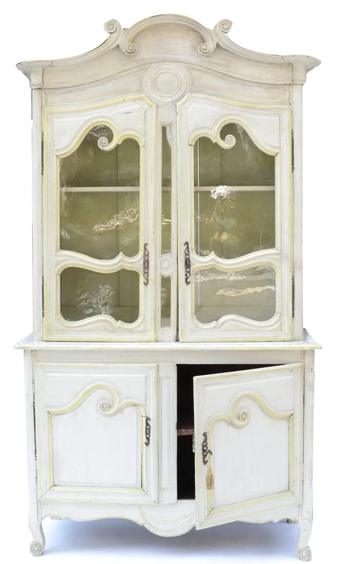 19th Century LXV Style Painted Cupboard (1 of 10)