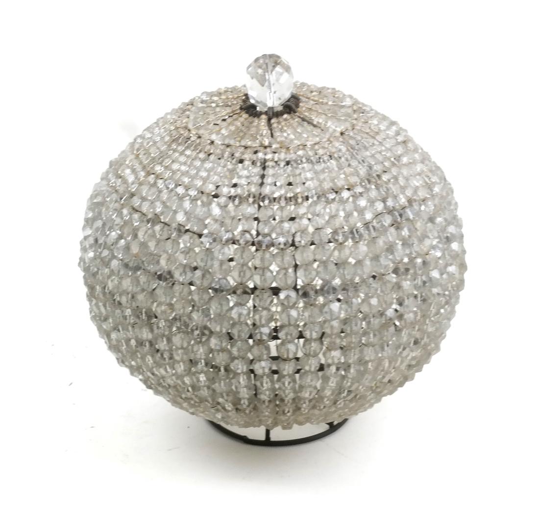 Beaded Shade for a Fixture: Beaded Shade for a Fixture Dimensions: 9" H x 8.5" ⌀; 