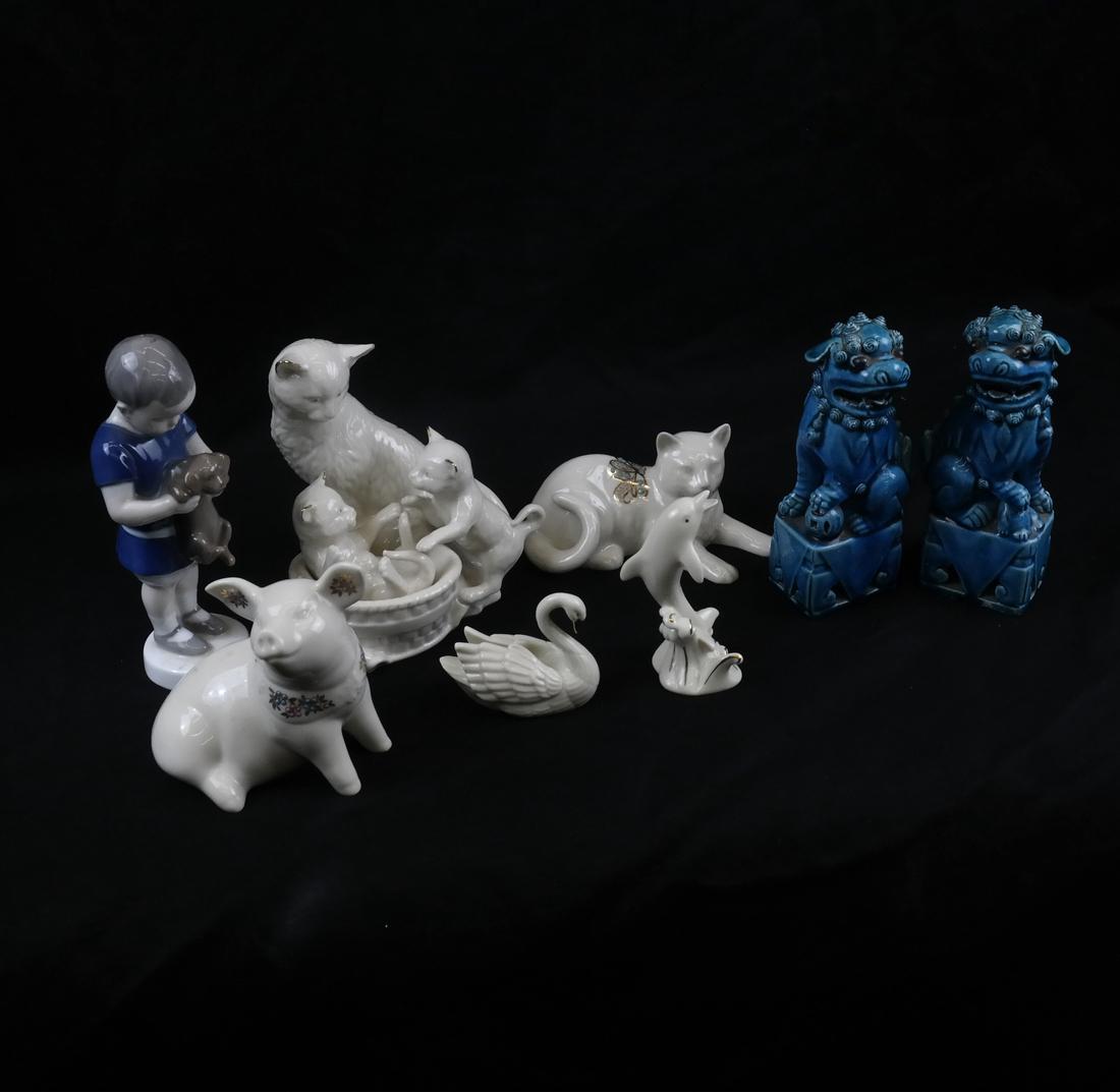 Porcelains: Lenox, Danish, and Foo Dogs (1 of 4)