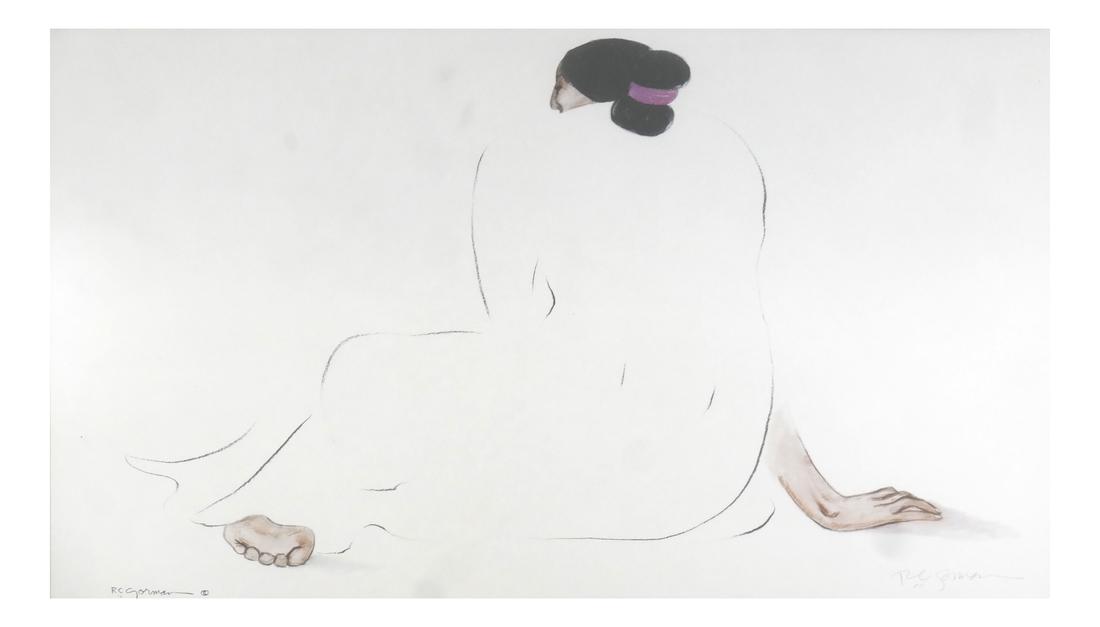 R.C. Gorman, Signed Figural Print (1 of 6)
