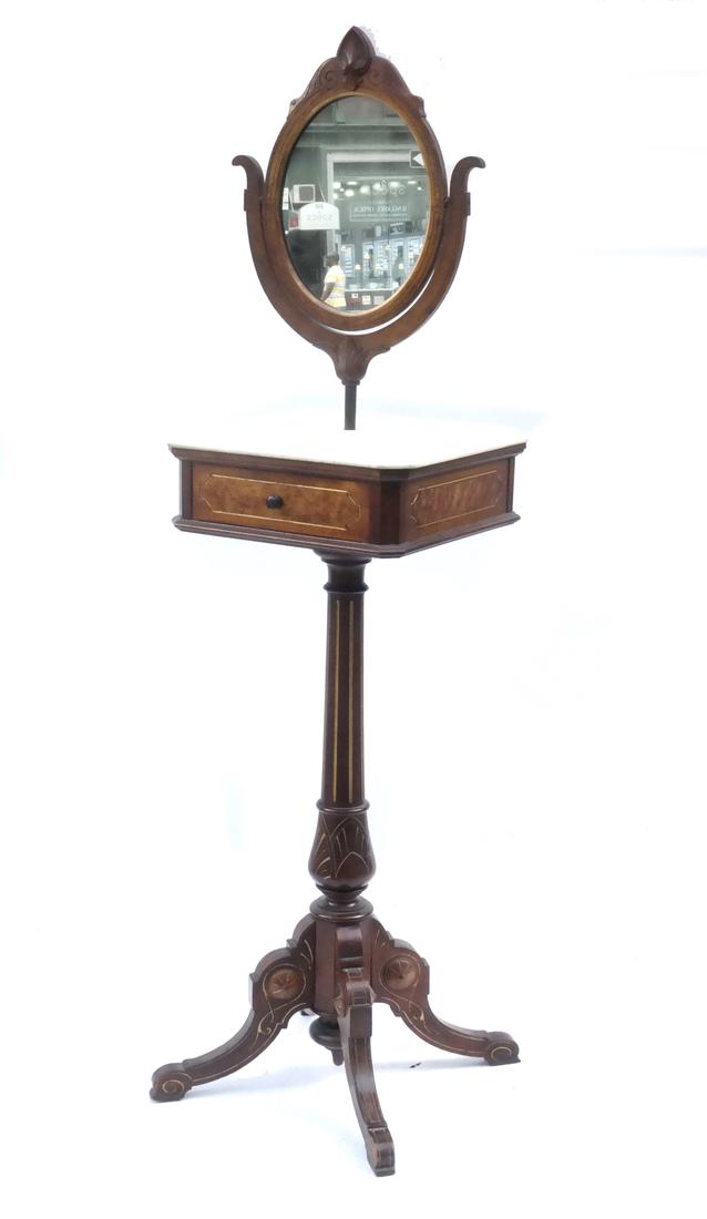 Victorian Marble Top Shaving Stand (1 of 7)