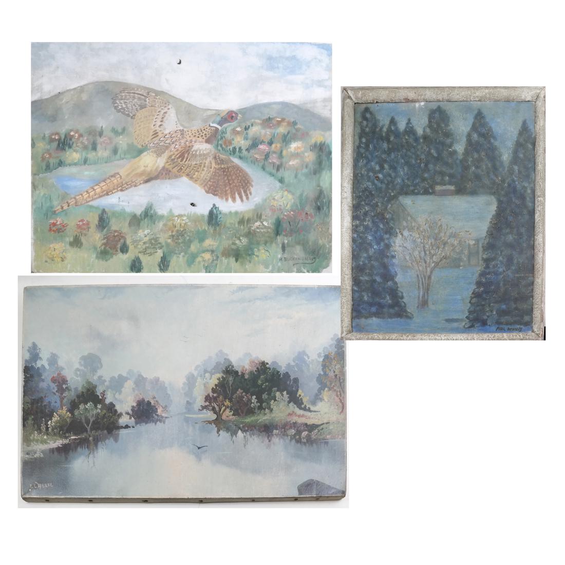 Three Works: Riverscapes, Bird (1 of 7)