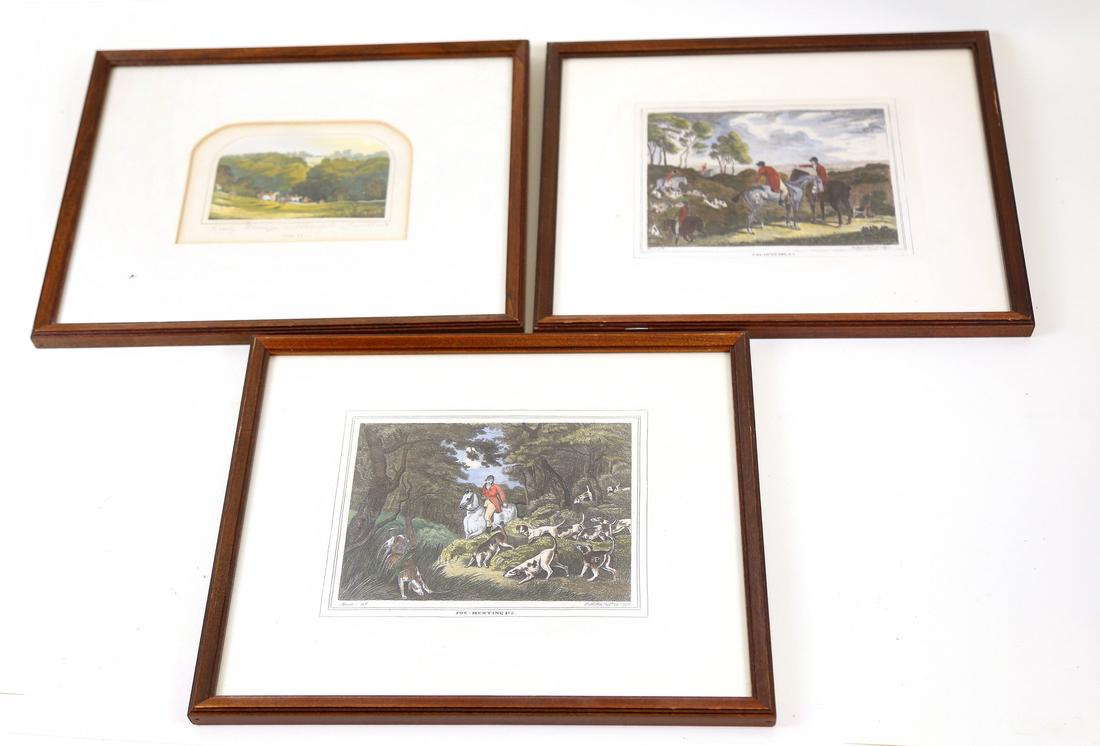 Three English Hunt Prints (1 of 10)