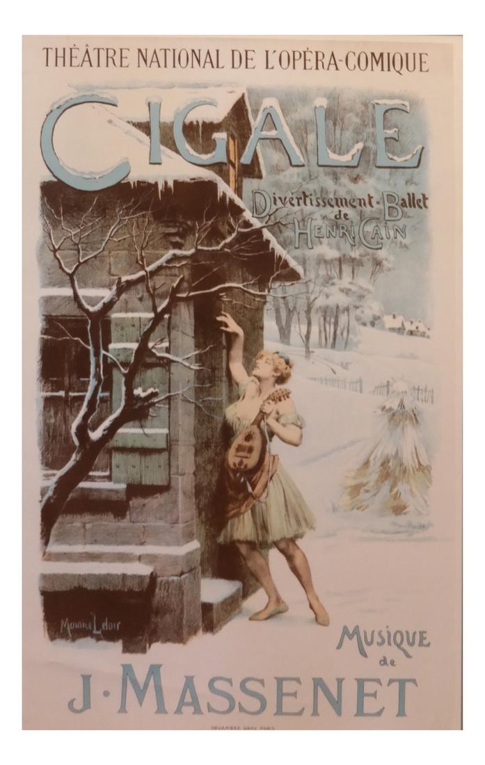 Maurice Leloir, "Cigale Ballet" Poster (1 of 5)