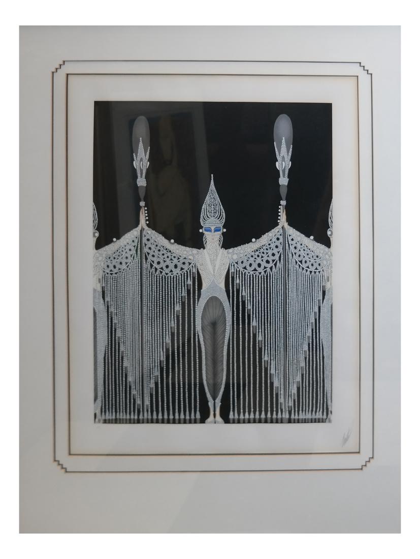 Erté (Romain de Tirtoff), "Pearls" Serigraph (1 of 4)
