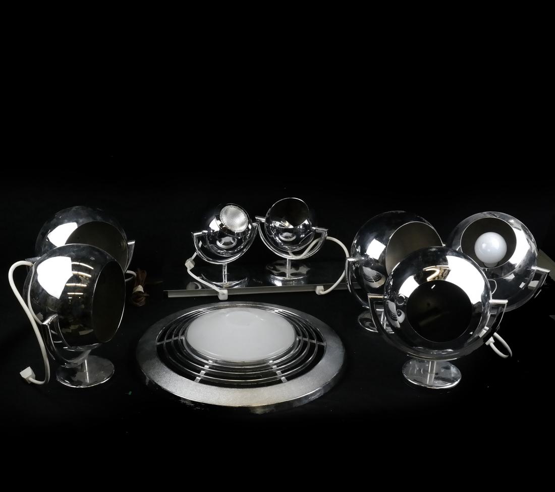 Six Various Chrome Lights, and a Cover (1 of 6)