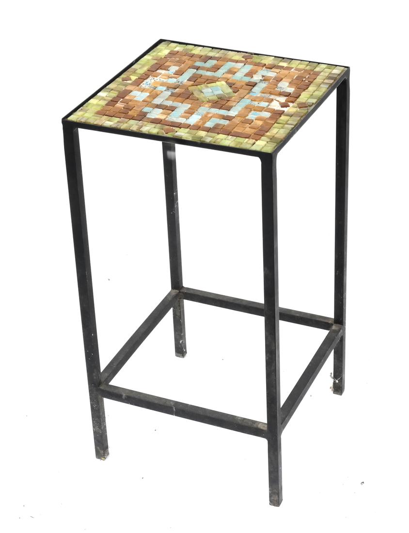Tile Inset Steel Pedestal Stand (1 of 5)