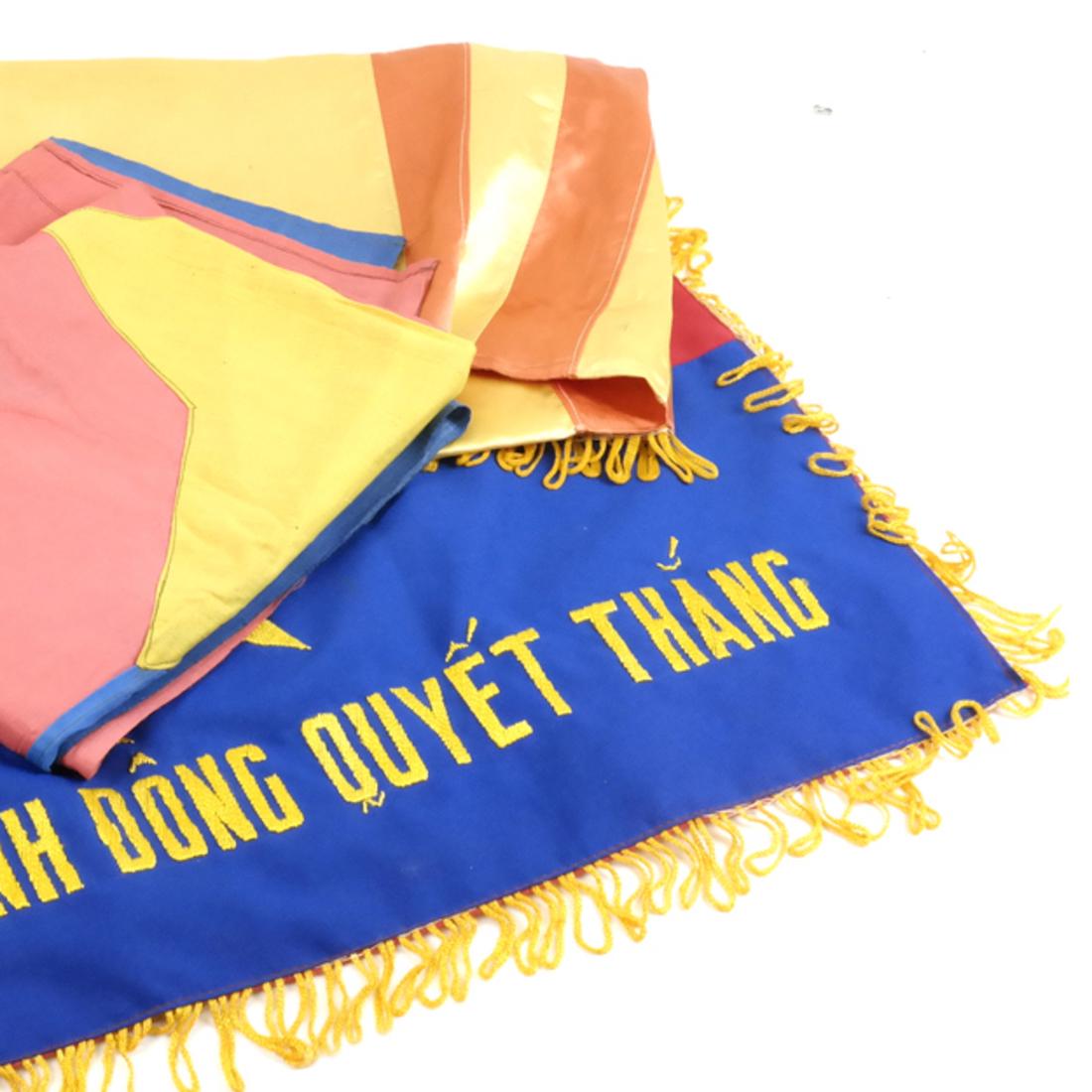 Three Vintage Vietnamese Flags (1 of 6)