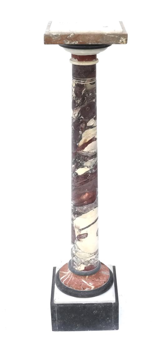 Rouge Marble Pedestal (1 of 5)