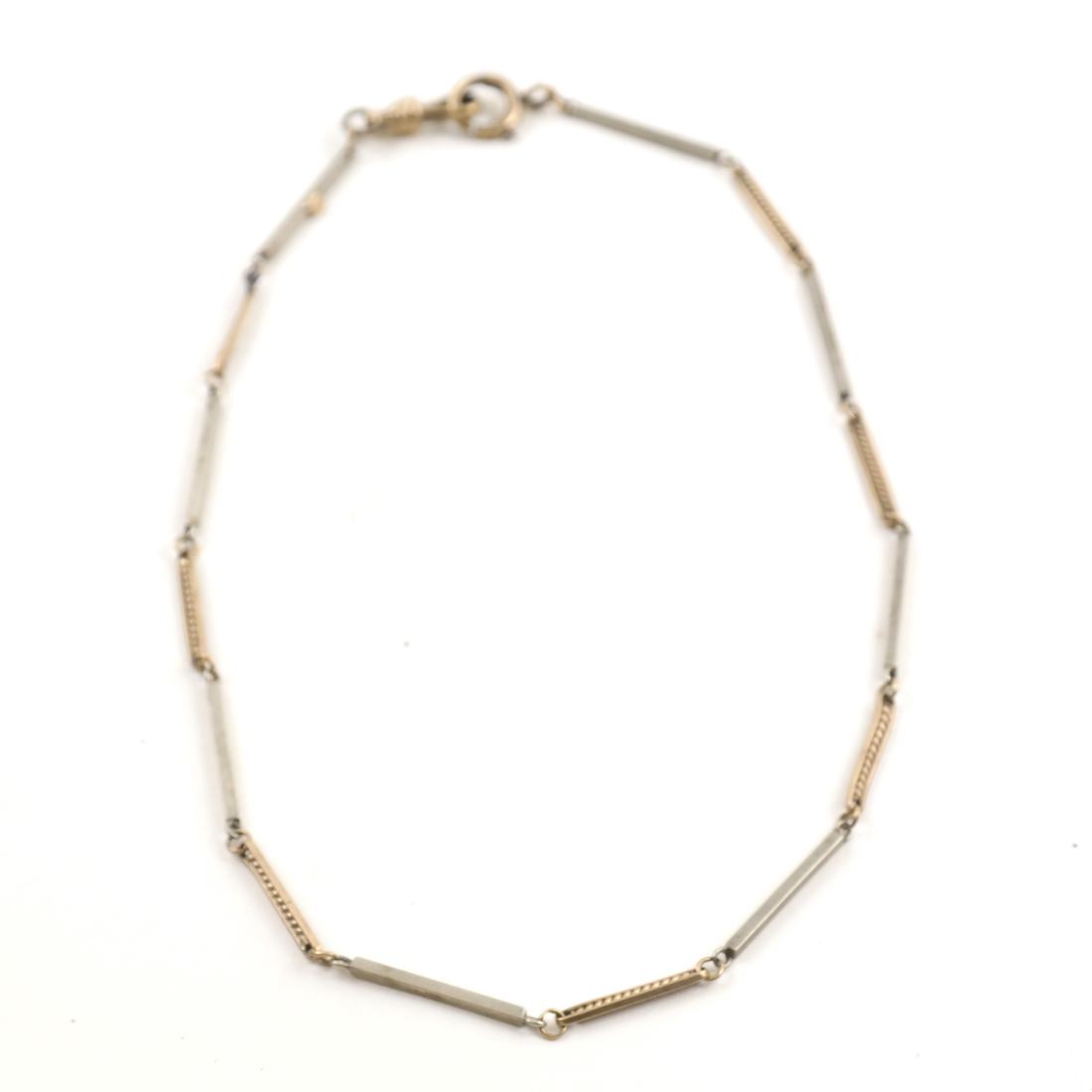 A 14k Yellow Gold Watch Fob Chain (1 of 4)