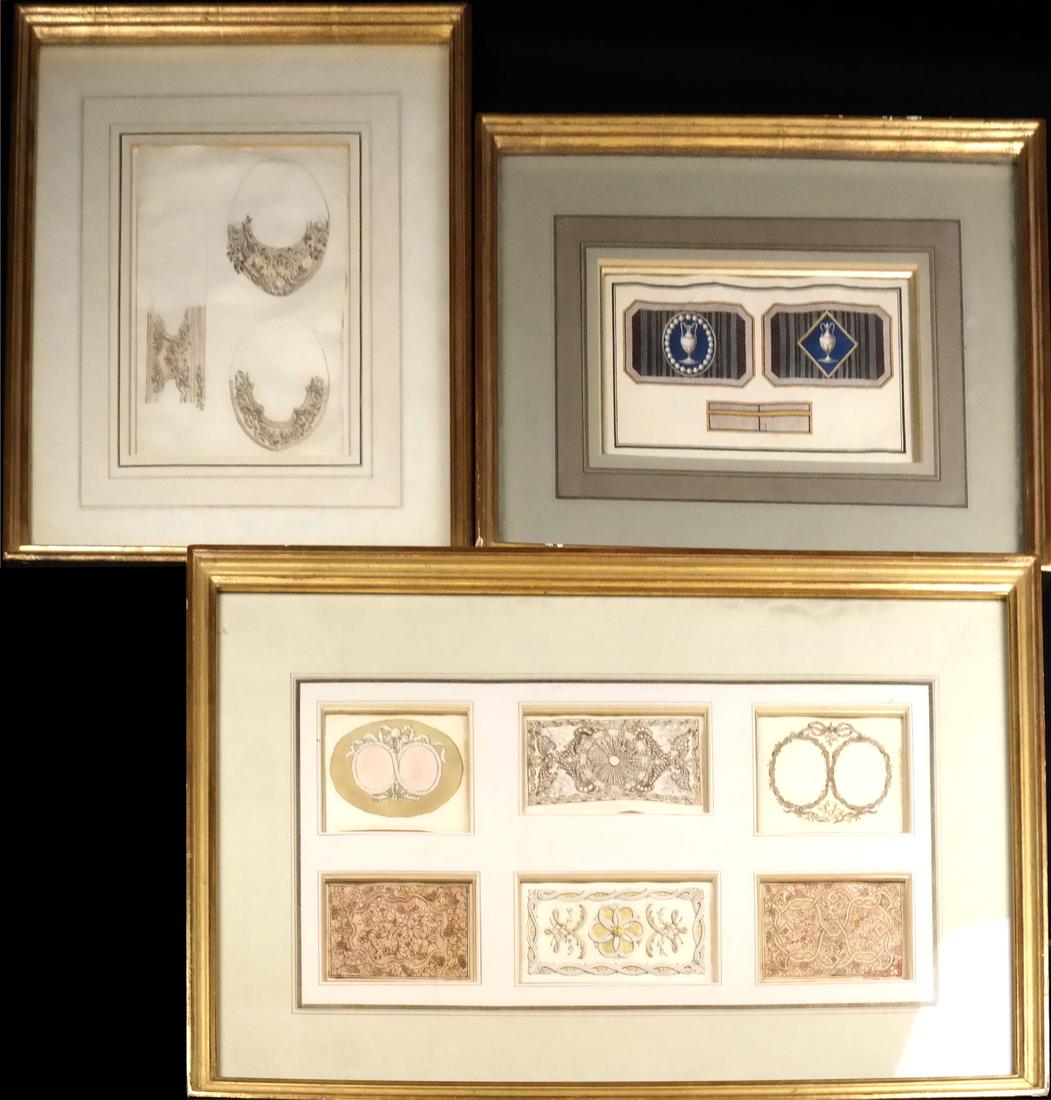 18th Century Miniature French Watercolor Armin B. Allen (1 of 9)