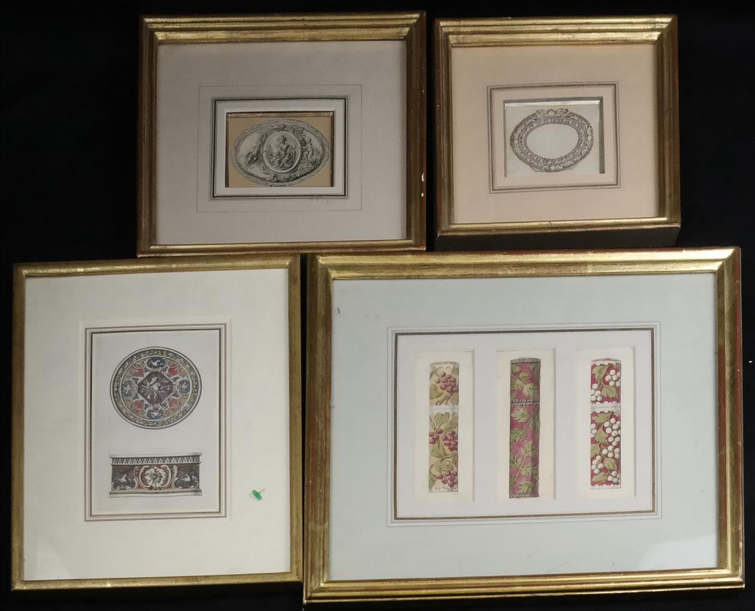 18th Century Miniature Watercolor Sets (1 of 8)