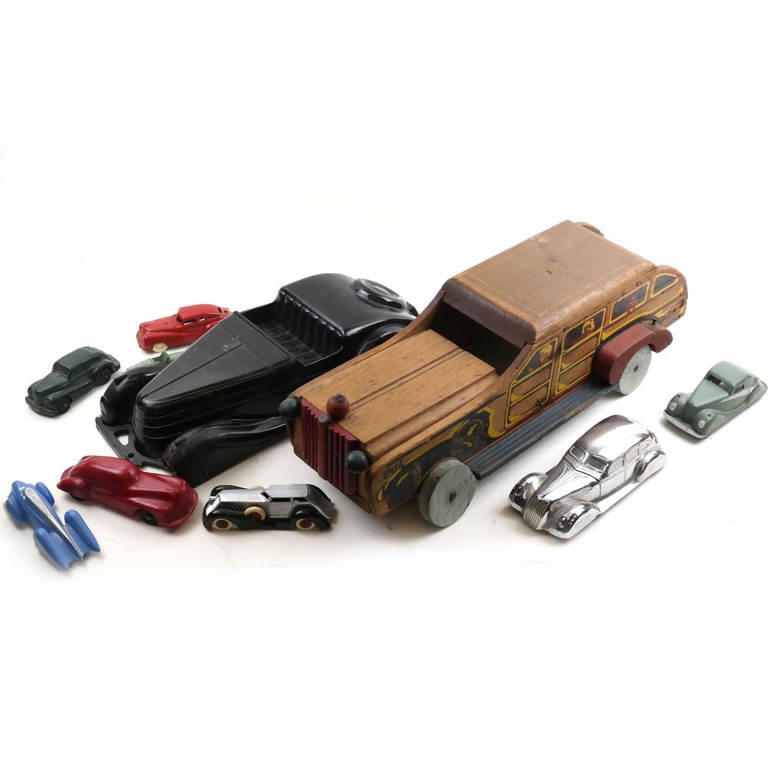 Group of Ten Vintage Toy Car Models (1 of 7)