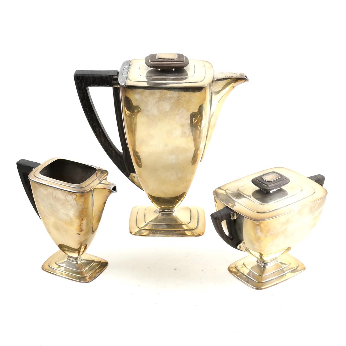 Three Piece "Ile De France" Tea Service (1 of 10)