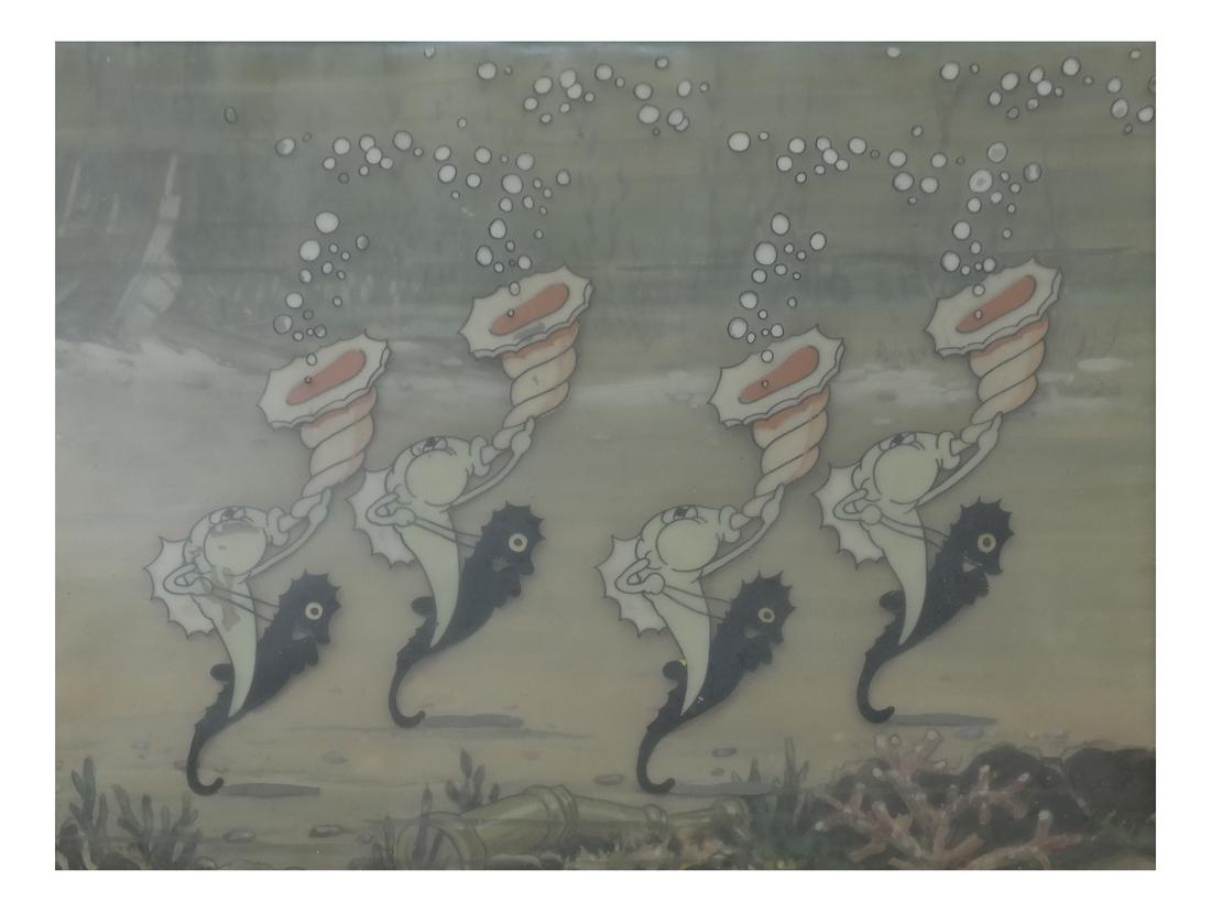 1932 Walt Disney Studios, "King Neptune" Animation Cel (1 of 6)