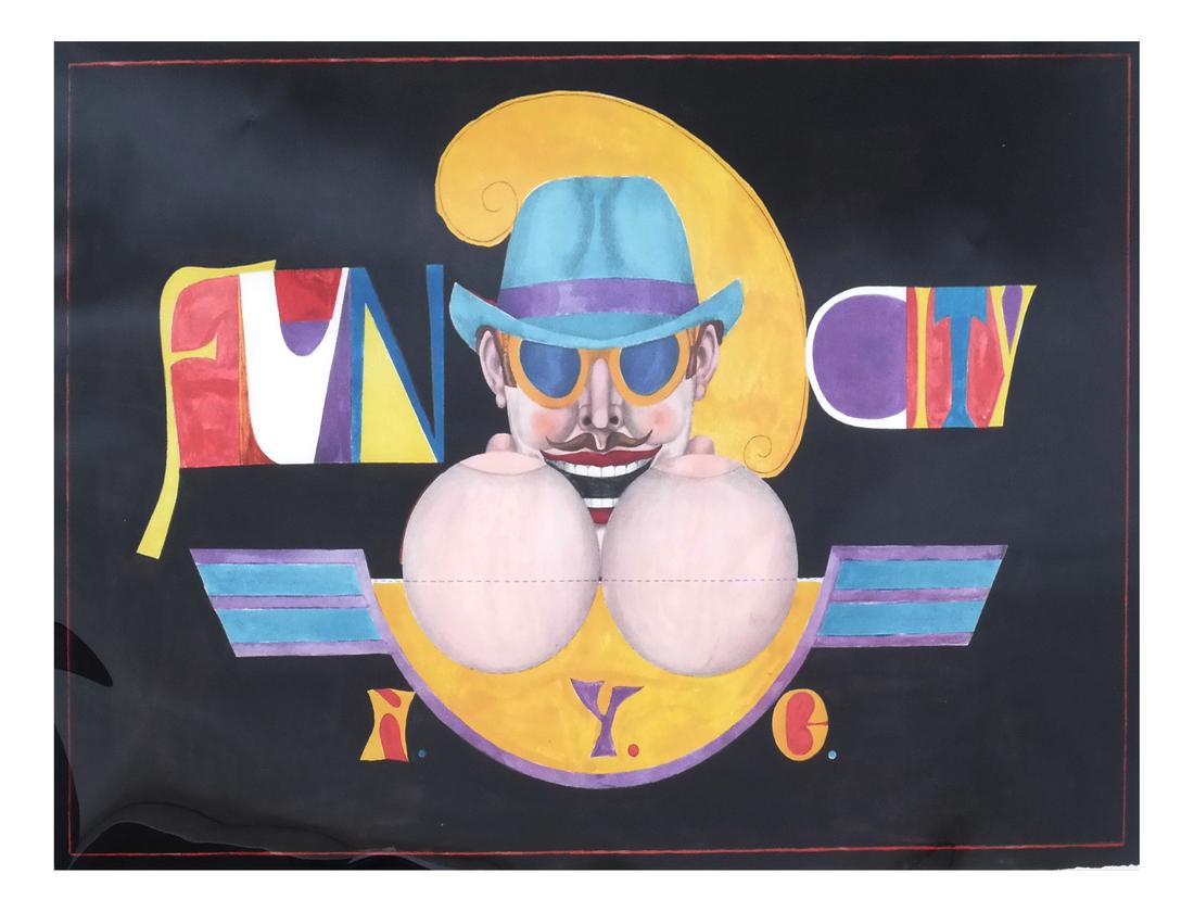 Richard Lindner, "Fun City", HC Lithograph (1 of 8)