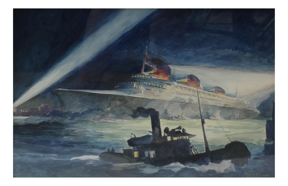 Robert Freiman, Ocean Liner (1 of 6)