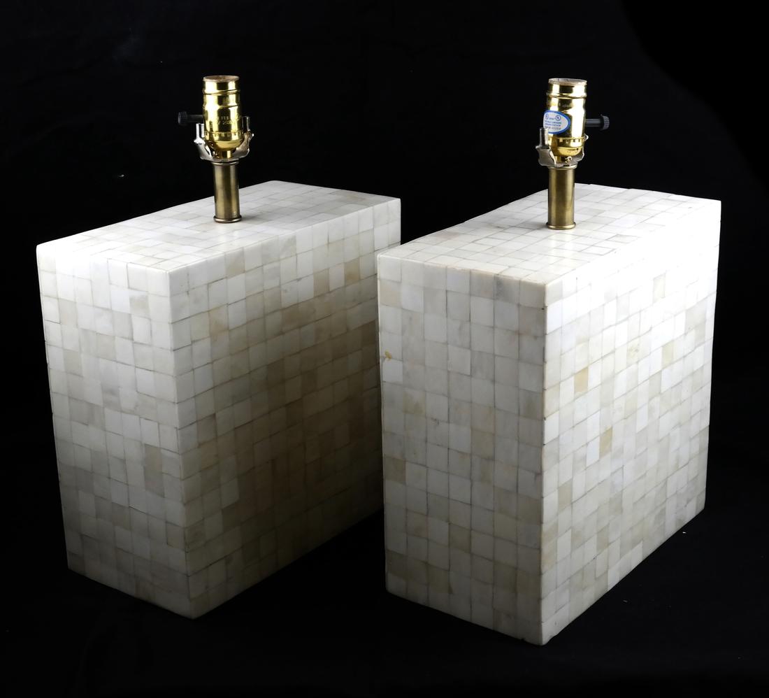 Pair of American Modern Lamps Circa 1970 (1 of 5)