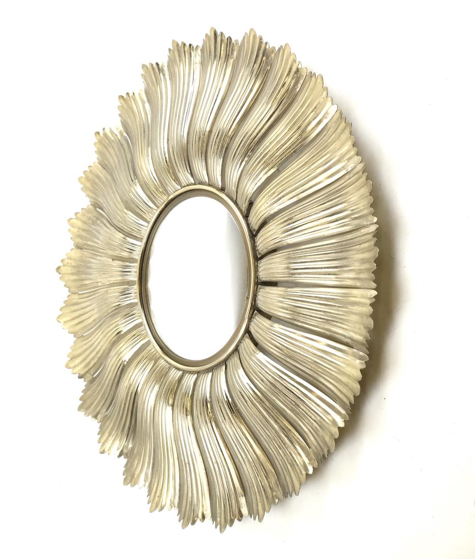 French Brass Sunburst Mirror, Circa 1960's (1 of 5)
