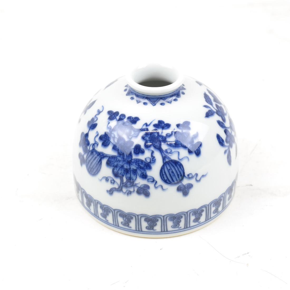 Chinese Blue and White Porcelain Ink Pot (1 of 6)