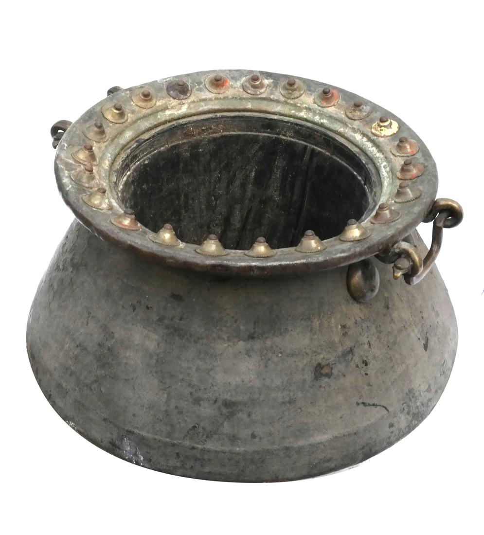 Near Eastern/Asian Bronze and Copper Cauldron (1 of 5)